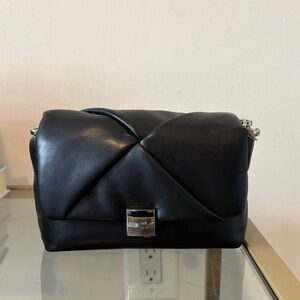 Elegant Black Leather Women's Bag